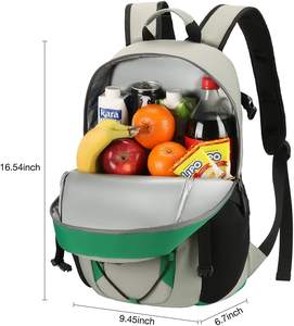 Sac à dos isotherme pour pique-nique avec compartiment isotherme étanche pour la pêche, sac à dos souple isolé pour la randonnée, le camping et les activités de plein air - Product Image 3