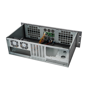 औद्योगिक 3u सर्वर रैक चेसिस स्टॉक 3.5/2.5 "hdd 5 pci पोर्ट में एएक्स <span class=keywords><strong>psu</strong></span> और itx के लिए लघु लंबाई के कंप्यूटर मामले के साथ औद्योगिक 3u सर्वर रैक चेसिस - Product Image 2