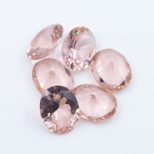 HanYu Factory Price Nano Stone Loose Oval Cut Nano Gems Synthetic <strong>Morganite</strong> Nano <strong>Gemstone</strong> - Product Image 6