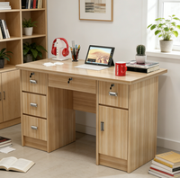 Bureau d'ordinateur en bois convertible, design moderne, durable, prix compétitif, idéal pour le bureau, la salle de jeux ou la chambre.