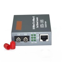 Convertidor de Medios de Fibra Óptica YOFC con Certificación CE RoHS, 10/100M, Monomodo, 25KM, RJ45 SC, Transceptor Óptico, 1 Año de Garantía para Telecomunicaciones