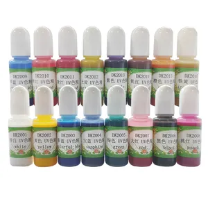 16 Kleuren Transparante UV-Hars Kleurstof 10Ml Sterk Geconcentreerde Vloeibare UV-Hars Inktpigment Voor Hars Sieraden Maken Diy Ambacht