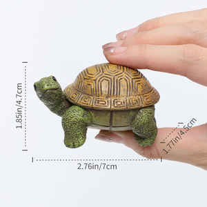 Mignon Résine Escalade <span class=keywords><strong>Tortue</strong></span> Pot De Fleur Hugger Figurines Maison Jardin Ornements Suspendus <span class=keywords><strong>Tortue</strong></span> Statue Planteur Décorations - Product Image 2