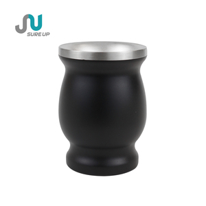 <span class=keywords><strong>Gourde</strong></span> à yerba mate en acier inoxydable à double paroi isolée sous vide de 8 oz avec logo personnalisé, cadeaux d'affaires et tasse de bureau - Product Image 1