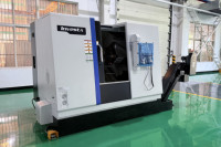 Tour CNC à lit incliné 3 axes FANUC - GUOSHENG ICT521Y, Centre de tournage à broche unique pour usages moyens