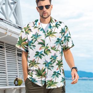 Camicie da uomo con stampa Hawaii con bottoni a manica corta <span class=keywords><strong>mare</strong></span> <span class=keywords><strong>mare</strong></span> spiaggia T Shirt poliestere Quick Dry PDF 50 + ragazzi Custom ODM OEM - Product Image 6