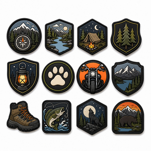 Patch PVC personnalisé avec <span class=keywords><strong>Velcro</strong></span>, à coudre ou à thermocoller, prix usine, production rapide - Product Image 2