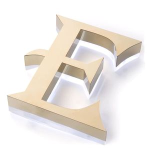 Biểu Tượng Tùy Chỉnh 3D Thư Trang Trí Dấu Hiệu Quảng Cáo Ngoài Trời Kênh Thư Dấu Hiệu Kinh Doanh Cửa Hàng Dấu Hiệu 3D Acrylic Ánh Sáng lên - Product Image 6