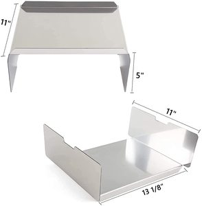 <span class=keywords><strong>BBQ</strong></span> Hút Thuốc Lắp Ráp Kit Ngọn Lửa Bảo Vệ Thép Không Gỉ Dầu Nhiệt Baffle Khuếch Tán Cho Traeger Pellet Nướng - Product Image 2