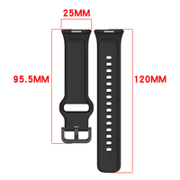 2026 New Soft IP67 Square Alloy Case Silicone Magnetic Sport Watch Band Strap for Redmi Smartwatch Quick Release Buckle