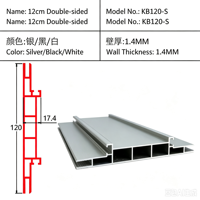 Cadre de boîte lumineuse en aluminium anodisé extrudé sur mesure, OEM ODM, pour enseignes publicitaires commerciales, vente en gros