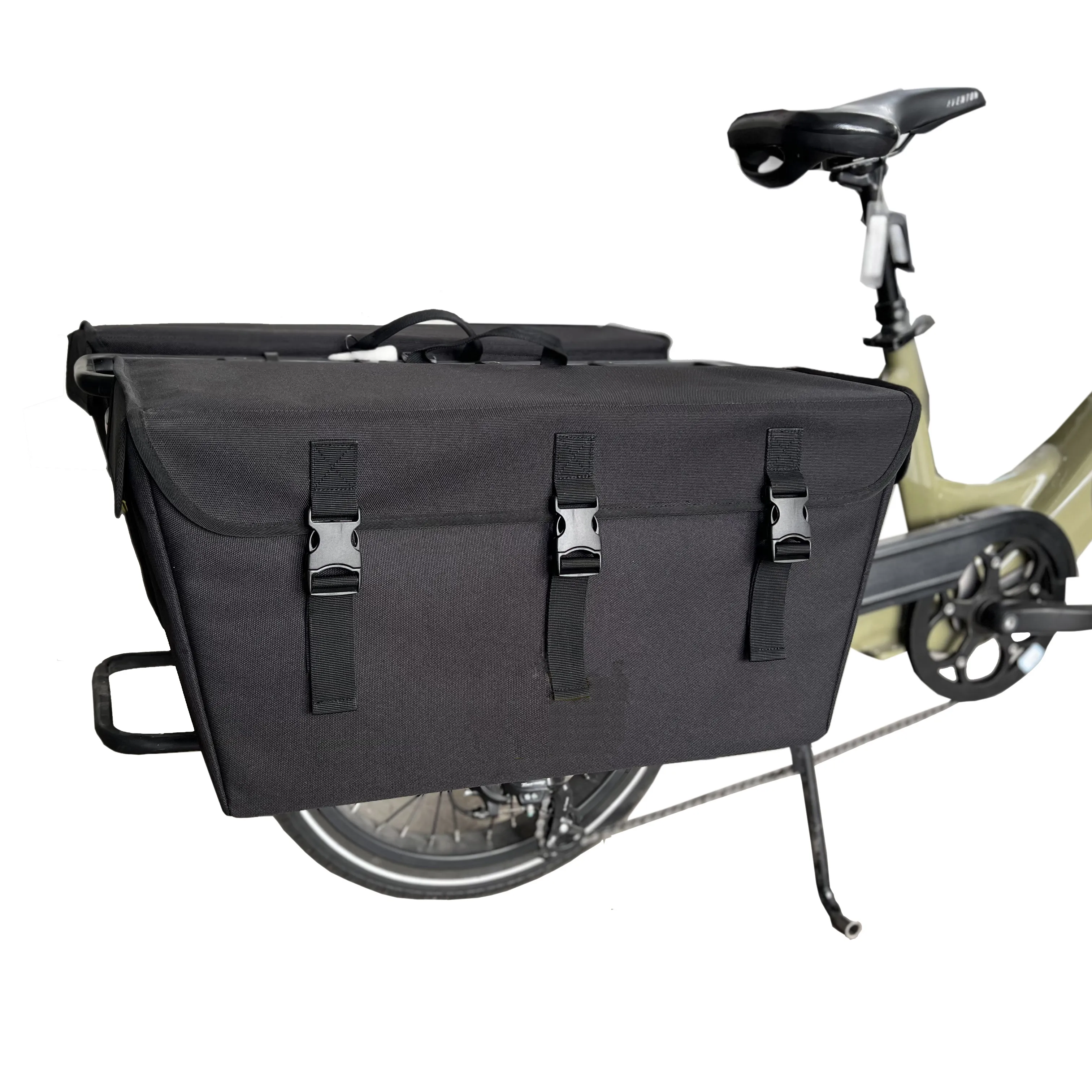 2023 New Design Water Resistant Bicycle Pannier Bag Large Capacity Bike Cargo Trunk Bag For Bike Carry Bags