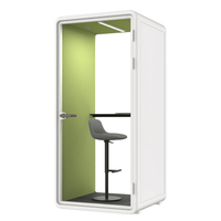 Haute qualité intérieur Portable isolation vocale cabines téléphoniques acoustiques personnelles rembourrage insonorisé silencieux bureau Pod pour 1 personne
