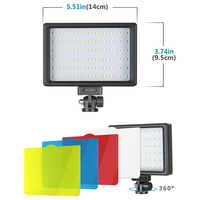 Lumière de diffusion en direct de forme carrée universelle, anneau lumineux pour selfie, panneau lumineux LED, vidéo avec trépied pliable pour la prise de vue en studio