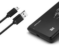 Lector de Tarjetas Inteligentes RFID NFC 213 de 13.56Mhz, Lector de Tarjetas RFID de Escritorio Negro, Lector y Escritor de Tarjetas USB para Tabletas
