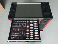RTTOOL Juego de Herramientas de Reparación de Automóviles CR-V de 266 Piezas, Juego de Llaves Mecánicas Combinadas para Taller de Automóviles y Hogar