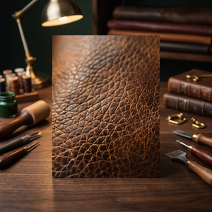 Cuir de vachette gaufré écologique pour la tapisserie et l'artisanat - Product Image 1