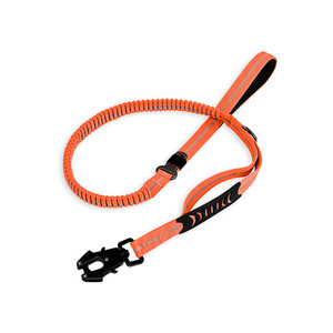 Correa táctica para perro con dos asas acolchadas, Correa amortiguadora de plomo para mascotas, resistente y con stock de fábrica al por mayor - Product Image 6