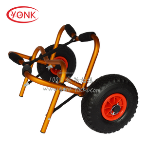 Chariot de transporteur de kayak de chariot à kayak de Yonk, chariot en aluminium se pliant résistant - Product Image 6