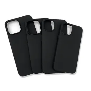 Voor Iphone 13 Pro Solid Tpu Back Cover Aangepaste Mat Zwart Tpu Mobiele Telefoon Case Voor Iphone 13 12 11 pro Max SE2 8 7 6S Plus