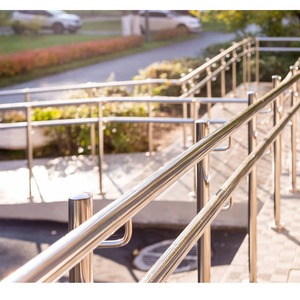 Welding Terrace Balcony <strong>Railing</strong> Side <strong>Wall</strong> Mounted Stainless Steel Patio Balustrade Balcony Guardrail - Product Image 3