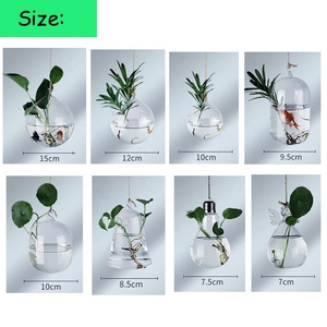 Macetas Colgantes Hidropónicas, <span class=keywords><strong>Botellas</strong></span> Colgantes Pequeñas de Vidrio Navideñas, <span class=keywords><strong>Botellas</strong></span> Colgantes Creativas para Plantas Verdes - Product Image 2