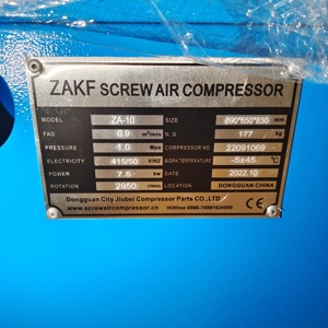 Máy nén khí trục vít tốc độ cố định 10HP 10HP Máy nén khí Zakf 10HP 7.5KW Máy nén khí - Product Image 6