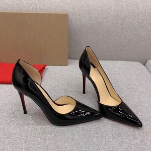 Sandales compensées de luxe pour femme à bout pointu, en PU de haute qualité, avec semelle rouge, fermeture éclair, idéales pour les fêtes et mariages en extérieur - Product Image 1