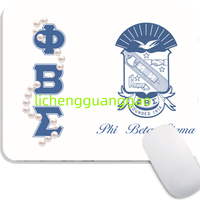 Tapis de souris carré Iota Phi Lambda Sorority, conception personnalisée, base en caoutchouc antidérapante, tapis de souris pour ordinateur