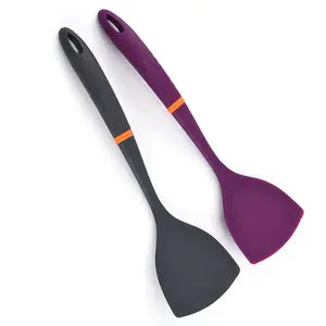 Spatula silikon anti lengket, desain baru hadiah alat memasak Set dapur untuk Restoran Dapur