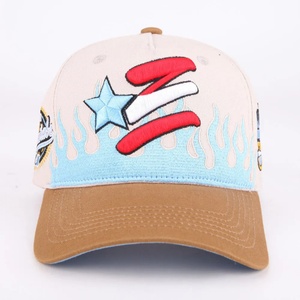 Gorras de Béisbol Deportivas al por Mayor, 6 Paneles, Unisex, con Bordado 3D, Logotipo Personalizado, Impermeables, Formales, con Patrón de Frutas/Letras, de Algodón - Product Image 3