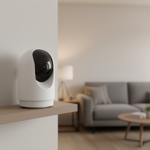 กล้องรักษาความปลอดภัยภายในอาคารอัจฉริยะ 3K 5MP พร้อมระบบติดตามอัตโนมัติ แจ้งเตือนการเคลื่อนไหว เสียงสองทาง รองรับ Alexa ระบบ H.265 มองเห็นในเวลากลางคืน - Product Image 2