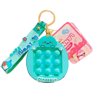 Nouvelle console de jeu mini anti-stress Tic-tac-toe portable, porte-clés lumineux, pendentif, machine à poupées, jouet, cadeau, vente en gros - Product Image 1