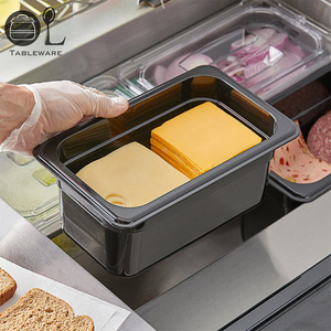 Contenedor Apilable y Duradero <span class=keywords><strong>para</strong></span> Almacenamiento de Alimentos OULU Negro PC 8L 5L con Tapa - Product Image 5