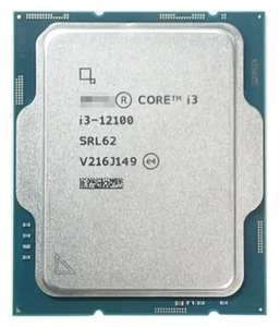 ซีพียูเดสก์ท็อป New Core I3 12100 สี่สิบสี่คอร์ ความเร็ว 2.5GHz รองรับ LGA1700 พร้อมแคช L3 ขนาด 12MB เทคโนโลยี Virtualization 64 บิต - Product Image 1