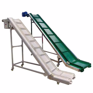 Sabuk PVC Hijau Anti Selip Tahan Aus Dinding Samping Berpaku Sabuk Konveyor PVC Bergelombang - Product Image 6