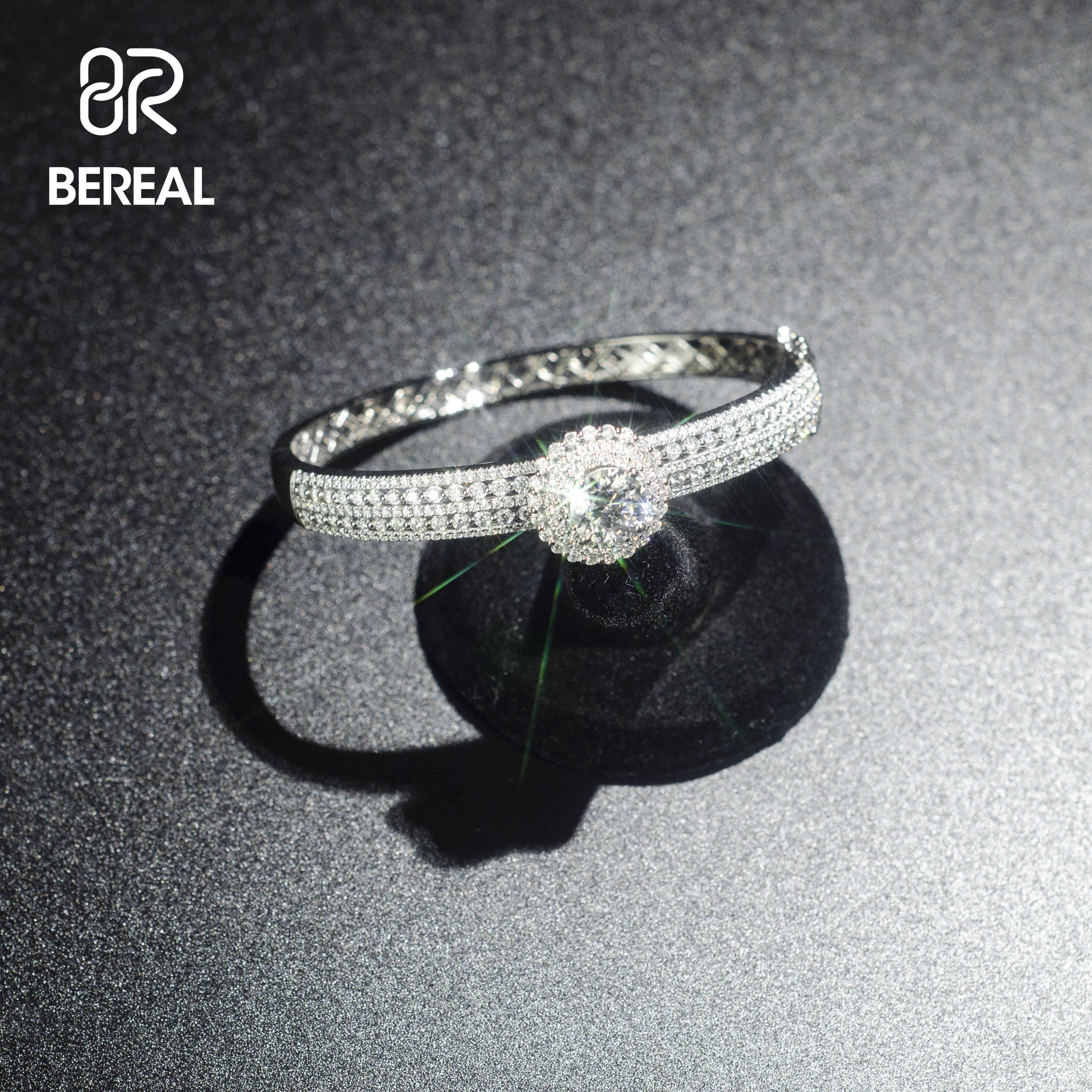 925 Silver with Moissanite