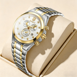 นาฬิกาข้อมือผู้ชายคุณภาพสูงระดับหรูหรา ผลิตโดยผู้ผลิต OEM รับทำโลโก้ตามสั่ง นาฬิกาอเนกประสงค์ นาฬิกาสปอร์ต นาฬิกาควอตซ์ - Product Image 5