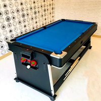 Table de jeu multifonctionnelle 2024, table de billard de 7 pieds, table de jeu d'explosion, usage domestique et commercial