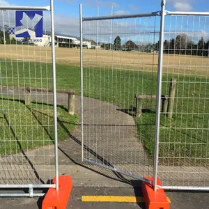 High Safety Portable Event Fence Galvanized Metal Australia Style Temporary Fence Panel