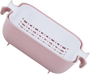 Colador de Plástico Grande para Frutas y Verduras de Cocina, Escurridor Giratorio de Doble Capa - Product Image 6