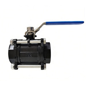Precio al por mayor Proveedor <span class=keywords><strong>de</strong></span> China Válvula <span class=keywords><strong>de</strong></span> bola <span class=keywords><strong>de</strong></span> acero <span class=keywords><strong>de</strong></span> tres piezas (3PCS) con operación manual - Product Image 6
