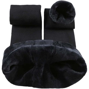 Legging thermique élastique pour femme, vêtement chaud d'hiver, de qualité supérieure, avec doublure en polaire, collant épais, pour le plaisir de la météo - Product Image 5