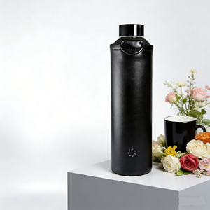 Garrafa de Água de Vidro Borossilicato Fosco Ecológica e Livre de BPA, Presente para Esportes, <span class=keywords><strong>Shaker</strong></span> de Proteína com Tampa - Product Image 3