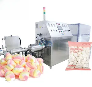 산업 채식 펙틴 할랄 젤라틴 사탕 기계 제조 설탕 젤틴 무료 면 마시멜로 만들기 기계