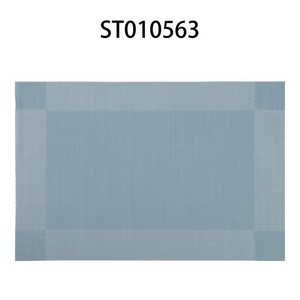 square frame PVC cutlery mat Western cutlery insulation mat rectangular simple non-slip cutlery coaster - Product Image 3