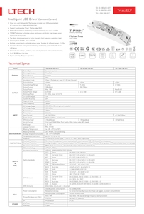 <span class=keywords><strong>Driver</strong></span> <span class=keywords><strong>LED</strong></span> Intelligente LTECH a Corrente Costante con Dimmerazione Intelligente - Product Image 2