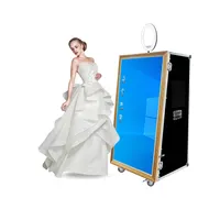 65 Inch Magic Interactieve Selfie Foto Spiegel Booth Kiosk Voor Feest Of Bruiloft