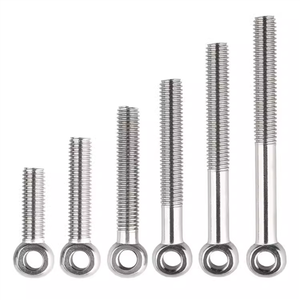 Pernos oscilantes de acero inoxidable con zincado y aluminio, estándar DIN444, con ojo largo, tornillo <span class=keywords><strong>M12</strong></span>, diseño de nudo deslizante, piezas al por mayor - Product Image 3