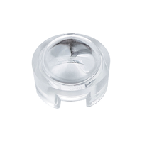 90 Lensa Optik Plano-Convex untuk Kamera CCTV IR Diameter 13mm PMMA Transmisi Tinggi Pilihan Multi-Sudut Kompatibel dengan LED IR PCBA